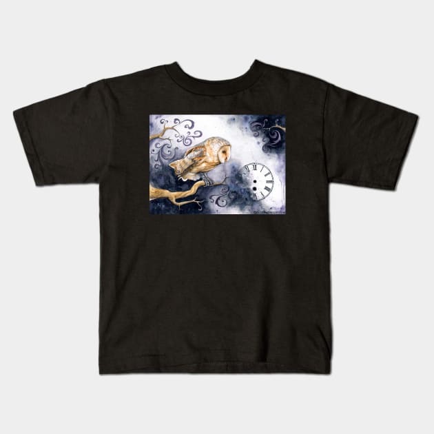 Timelapse Kids T-Shirt by Clockwork Art